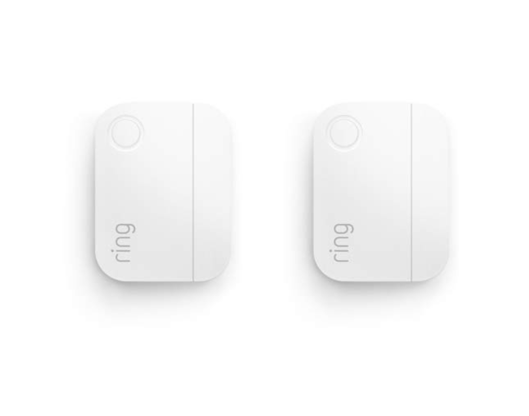 Ring Alarm Contact Sensor 2-Pack - 2nd Gen | Instant Window & Door Alerts | Approximately 3-Year Battery Life | Slim Design | Easy Installation | Base Station Required