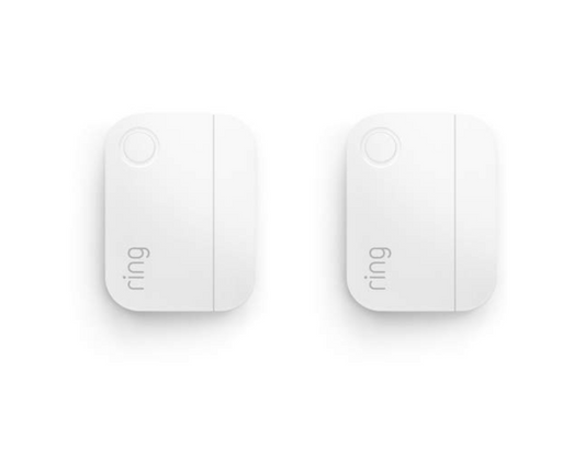Ring Alarm Contact Sensor 2-Pack - 2nd Gen | Instant Window & Door Alerts | Approximately 3-Year Battery Life | Slim Design | Easy Installation | Base Station Required